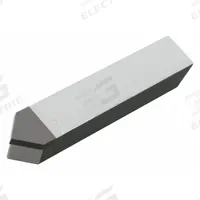 MICRO 100 Single-Point Tool Bit: D Tool Bit Style, 5/8 in Shank Wd, 5/8 in Shank Ht, Carbide, Zinc (MPN D-10)