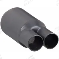 3M Heat Shrink Breakout Boot: 1 Pk, 1.9 in I.D. Before Shrinking, 0.9 in I.D. After Shrinking, Black (MPN HDBB-220-1-250). Key specifications — Brand: 3M; Color: Black; _Pack Size: 1.