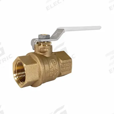 JOMAR VALVE Manual Two-Way Ball Valve: 2 in, Brass, Straight, Press x Press - Brass Ball Valves