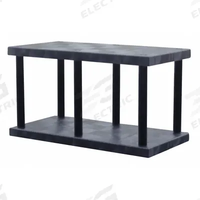 STRUCTURAL PLASTICS Plastic Shelving: 48 in x 24 in, 27 in Overall Ht - High-Durability Fixed Press-Fit Stationary Plastic Shelving