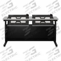 VERSADESK Standing Desk: Gray, Wood, 60 in Overall Wd, 24 in Overall Dp, 36 in Max Desktop Ht, Black (MPN RST6024-BG). Key specifications — Frame Color: Black; Frame Material: Steel; Brand: VERSADESK; Desktop Color: Gray; Desktop Material: Wood.