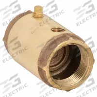 CAMPBELL Spring Check Valve with Taps: Poppet, Inline Valve Body, 1 1/4 in Pipe Size, FNPT x FNPT (MPN CVB-5TLF). Key specifications — Brand: CAMPBELL.