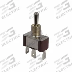 EATON Toggle Switch: 3 Position, 3 Connections, SPDT, Spade Terminals Connection, X Series (MPN XTD2E1A). Key specifications — AC Contact Rating: 10 A @ 277 V; Switch Function Configuration: Momentary On/Off/Momentary On; Brand: EATON; Series: X; Horsepower: 3/4 hp.