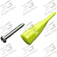 Wall Anchor: 2 in Overall Lg, Nylon, Plain, Plastic, Plain, 5,000 PK (MPN BLK-WC-WCS-5000S-Y). Key specifications — Compatible Material: Drywall; Includes Screw: Yes; System of Measurement: Inch; Color: Yellow; Brand: WALLCLAW; Finish Type: Plain.