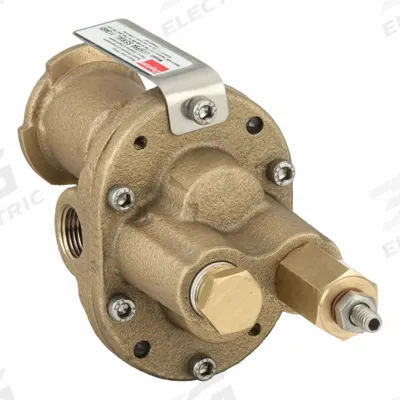 Dayton Rotary Gear Pump Head: Direct Drive, Bronze, 3/8" FNPT, Bronze, 304 SS - Carbonator Mount Gear Pump Heads