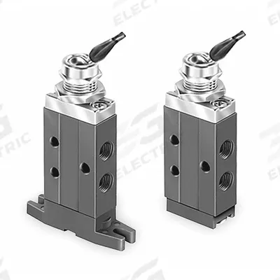 Parker Manual Air Control Valve: DirectAir 2, Three-Way / Two-Position, Toggle - Parker Directair 2 Series Manual Air Control Valves