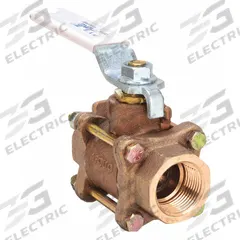 APOLLO Manual Two-Way Ball Valve: 2 in Size, Bronze, Straight, FNPT x FNPT, Full Port Ball Port (MPN 82LF14801). Key specifications — Brand: APOLLO; Handle: Lever.