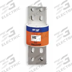MERSEN Fuse: Class L, A4BQ Series, Bolt-On Body, Time-Delay, 3.8 kA, 600 V AC, 500 V DC (MPN A4BQ3800). Key specifications — Brand: MERSEN; Series: A4BQ.