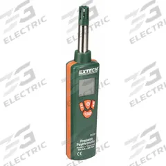 EXTECH Psychrometer: Onboard, Ambient Temp/Dew Point/Relative Humidity/Wet Bulb Temp, -22°F to 199°F (MPN RH390). Key specifications — Brand: EXTECH; Calibration Certificate: Not Included.