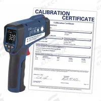 REED INSTRUMENTS Infrared Thermometer: R2330-NIST, Included, Avg/Difference/Max Temp/Min Temp, -26°. Key specifications — attr996392: Electrical and HVAC/R Professionals; attr996407: Average; attr996408: High Temperature; attr996410: Class II Laser; attr996414: 0.1°F; attr996767: R2330-NIST; attr1019884: Tripod; attr1019885: Not Specified Intrinsically Safe.