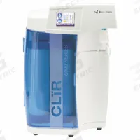 CLIR BY RESINTECH Water Purification System: Type I Water, 2 lpm Flow Rate, Bacteria/Endotoxins/Ions (MPN CLS-5400-R-1). Key specifications — Manufacturer Part Number: CLS-5400-R-1; Brand: CLIR BY RESINTECH; Product Type: Water Purification System; Purified Water Type: Type I Water; Feed Connection: 3/8" OD; Feed Water Monitoring: No; Feed Source: RO; Impurities Removed: Bacteria.