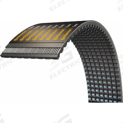CONTINENTAL V-Belt: 8/CX96-A, 8 Ribs, 100 in Outside Lg, 7 3/64 in Top Wd - CX Section Banded V-Belts