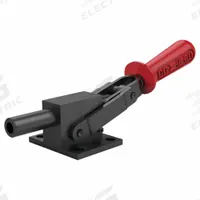 DE-STA-CO Straight-Line Action Clamp: Flange Base Mounting, Std Horizontal Handle, 1.96 in Arm Lg (MPN 5130-M). Key specifications — attr668705: M12; attr668707: 220203-M; attr668201: DE-STA-CO.