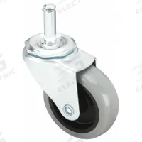 APPROVED VENDOR Stem Caster: Swivel, No Brake, 3 in Wheel Dia., 1 in Wheel Wd, Polyurethane, Plastic (MPN F1IX03041S-S21). Key specifications — attr1111099: APPROVED VENDOR; attr1111095: Gray; attr1176855: Swivel.
