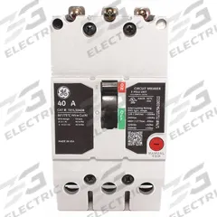 GE Molded Case Circuit Breaker: 40 A Amps, 65kA at 277/480V AC, Fixed, Lug, ABC, Std (MPN TEYL3040B). Key specifications — Series: TEY; Max. AIR Rating: 65kA at 277/480V AC; Instantaneous Trip: Fixed; Terminal Connection: Lug; Phase Connection: ABC.