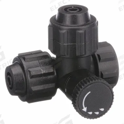PULSAFEEDER Valve: Valve, Bleeder, Polypropylene Body, 3/8 in Tube Inlet - Bleed Valve Assemblies