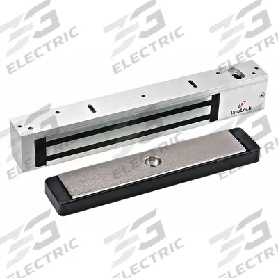 DYNALOCK Electromagnetic Lock: 12 3/4 in Lg, 1 1/2 in Wd - Single-Door Magnetic Locks