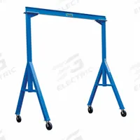 APPROVED VENDOR Fixed Gantry Crane: Fixed Span, Fixed Ht, 2,000 lb Load Capacity, Steel, 10.5 ft (MPN FHS-2-10). Key specifications — Rotating Legs: No; Brand: APPROVED VENDOR; Height Adjustability: Fixed Height; Mobility Under Load: Stationary.