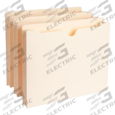 BUSINESS SOURCE File Pocket: 11 Pt Manila, 11 in Ht, 8 1/2 in Wd, Manila - File Jackets