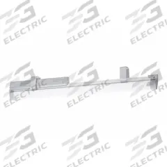 LUMINATION LED Low Bay Fixture: 4 ft Lg, 6,250 lm, 3500K, 8 ft – 15 ft Mounting Ht, 43.5 W, Wide (MPN LUSI4A062V1835VQCSWHTES). Key specifications — Voltage: 120 to 277V AC; LED Replacement For: (2) Lamp LFL; Brand: LUMINATION; Color Temperature: 3500K.