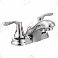 CLEVELAND FAUCET GROUP Bathroom Faucet: Cornerstone, Metal, Chrome Finish, 1.2 gpm Flow Rate, Arc (MPN 40224). Key specifications — Includes: Mounting Kit; Brand: CLEVELAND FAUCET GROUP; Series: Cornerstone.