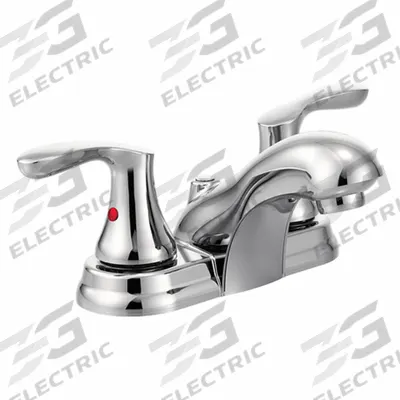 CLEVELAND FAUCET GROUP Bathroom Faucet: Cornerstone, Metal, Chrome Finish, 1.2 gpm Flow Rate - Widespread Handle Bathroom Faucets