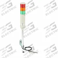 SCHNEIDER Tower Light Assembly: 3 Tier, Green/Orange/Red, No Sounder Tier, 679 13/16 mm Overall Ht (MPN XVC6M3). Key specifications — Manufacturer Part Number: XVC6M3; Brand: SCHNEIDER; Operating Voltage: 100 to 240V; Light Tier Color: Orange.