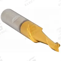 CLEVELAND Square End Mill: High Speed Steel, TiN Coated, 2 Flute, 3/16" Mill Dia, 7/16" LOC (MPN C41551)