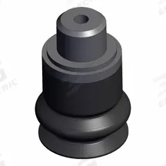 SMC Bellows Cup: Bellows, M5 x 0.8, 8 mm Pad Dia, Silicone, Black, 40, 14 mm Pad Ht, ZP2 (MPN ZP2-TB08MBS-H5). Key specifications — attr1019101: ZP2-TB08MBS-H5; attr1019103: SMC; attr1019107: 40.