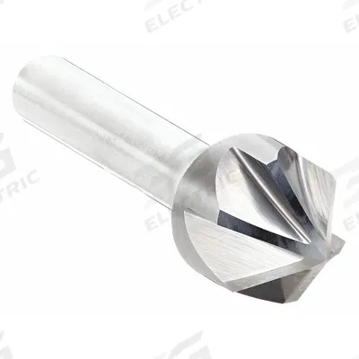 KEO Countersink: 82°, 6 Flute, 5/8 in Body Dia - Smooth-Finish Six-Flute Countersinks