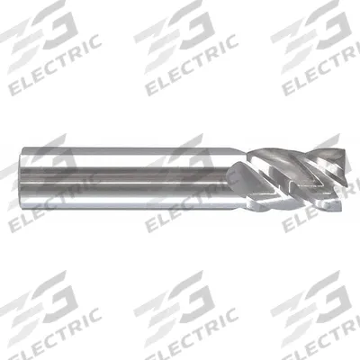 APPROVED VENDOR Square End Mill: Carbide, 4 Flute, 3/4" Mill Dia, 1" LOC, 4" OAL (MPN 284-000298) - Fast-Cutting Carbide Square End Mills