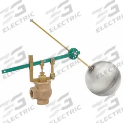 KECKLEY Float Valve Assembly: For Chemicals/Oil/Water Media, Angle Valve Body, Cylindrical, Bronze (MPN 1/227SA/BB). Key specifications — Mounting: Horizontal Piping; Arm Adjustability: Adjustable; Brand: KECKLEY; Flow Rate: 10 gpm @ 40 psi; For Media: Oil; Rod Thread: 5/16"-18; Valve Series: 27; Valve Body Style: Angle.