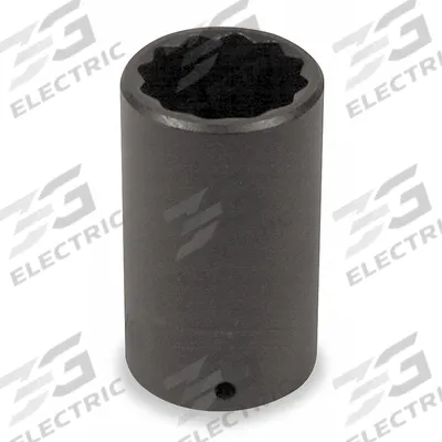 PROTO Impact Socket: 1/2 in Drive Size, SAE, 3/8 in Socket Size, 12-Point, Deep - 1/2" Drive Impact Sockets