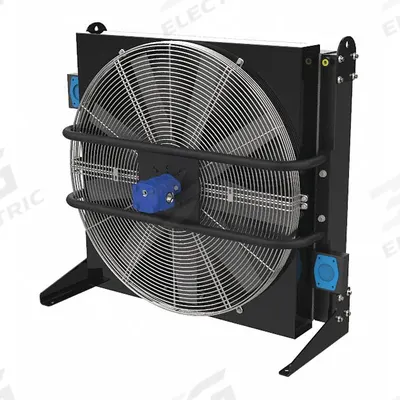 COOL-LINE Forced Air Oil Cooler: 400 hp Heat Removed, 350 gpm Max. Flow - Hydraulic Motor Driven Forced Air Oil Coolers