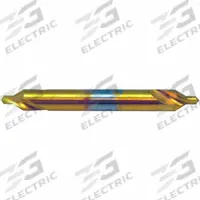 KEO Center Drill: Plain Type, #2, 60°, 4 in Overall Lg, TiN Coated Cobalt (MPN 907-000-388). Key specifications — Brand: KEO; End Type: Double End.