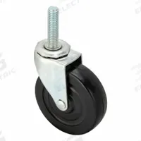APPROVED VENDOR Stem Caster: Inch, Swivel, 3 in Wheel Dia., 7/8 in Wheel Wd, 3 1/2 in Mounting Ht (MPN P5S-R030G-ST76). Key specifications — Brand: APPROVED VENDOR; Thread Size: 7/16"-14; Roll Up: Swivel.