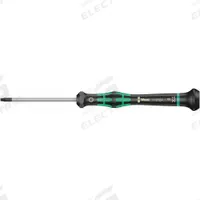 WERA General Purpose Torx Screwdriver: Kraftform, Std Lg, Torx Tip, Friction, T8 Tip Size (MPN 05118184001). Key specifications — attr1205076: T8; attr1205081: WERA; attr1205102: Ergonomic.