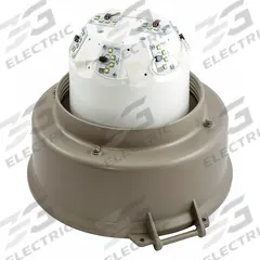 Light Fixture Tank: 17,710 lm, T4 Temp Code, 5000K, 130 W, 120 to 277V AC, 13 11/16 in Lg (MPN VML2X1830G). Key specifications — Temperature Code: T4; Mounting Style: Adjustable Bracket; Lighting Technology: LED; Product Type: Light Fixture Tank; Brand: HUBBELL KILLARK; Hazardous Location Rating: Class I, Div. 2, Groups A,B,C,D Class I, Zone 2, Groups IIC, IIB, IIA Class II, Div. 1 & 2, Groups E,F,G Class IIIIECEx Rated (Zone 2) Ex ec IIC T4/T3 GcEx tb IIIC T4/T3 Db; Color Temperature: 5000K; Voltage: 120 to 277V AC.
