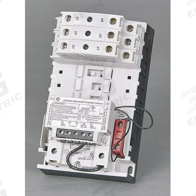 GE Lighting Magnetic Contactor: 6 Poles, 120V AC, 30 A, 2-Wire - Mechanically Held Lighting Contactors