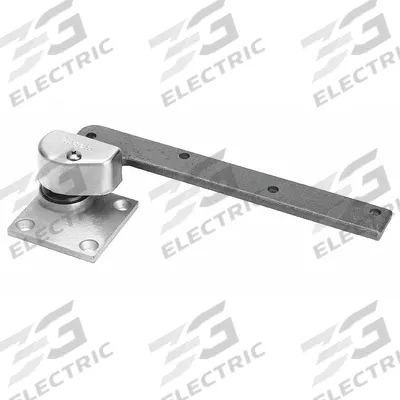 RIXSON Pivot Hinge: Brass, 4 1/4 in Leaf Ht - Full Mortise-Mount Pivot Hinges