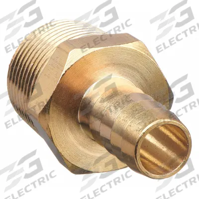 APPROVED VENDOR Barbed Hose Fitting: For 1/2 in Hose I.D., Hose Barb x NPT, Male x Male - Brass Multipurpose (Air, Water, Chemical) Rigid Barbed Hose Fittings