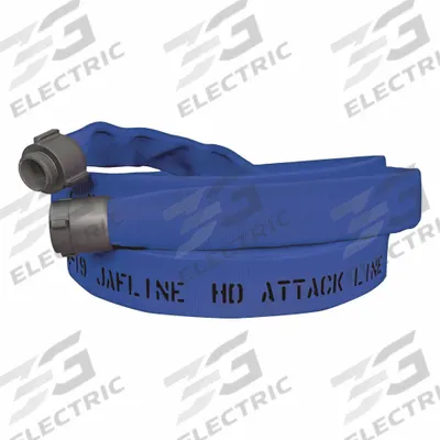 JAFLINE HD Fire Hose: Double Jacket, 2 in Hose Inside Dia, 50 ft Hose Lg, Polyester - Attack Fire Hoses