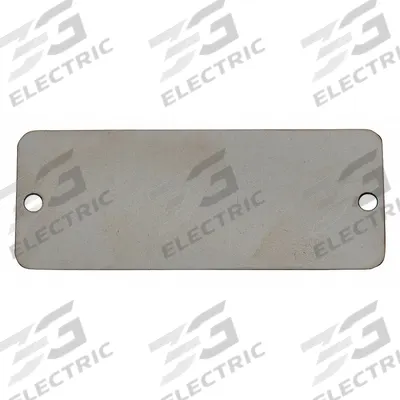 APPROVED VENDOR Blank Tag: Stainless Steel, Silver, 0.035 in Thick, Rectangle - General Purpose Blank Valve Tags