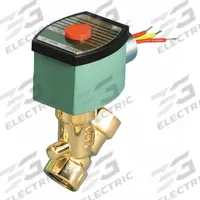 REDHAT Solenoid Valve: 2-Way, Normally Closed, 1/2 in Pipe Size, 120V AC, Compact, Brass Body (MPN 8030G017). Key specifications — Pipe Size: 1/2 in; Voltage: 120V AC; Brand: REDHAT; Coil Enclosure: Watertight.