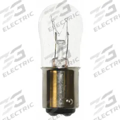 APPROVED VENDOR Incandescent Bulb: Incandescent, Double Contact Bayonet (BA15d), (S) Sign, S6, 6S6DC (MPN 6S6DC/75V). Key specifications — Light Color: White; Trade Number: 6S6DC; Voltage: 75V AC; Brand: APPROVED VENDOR; Bulb Shape: S6.