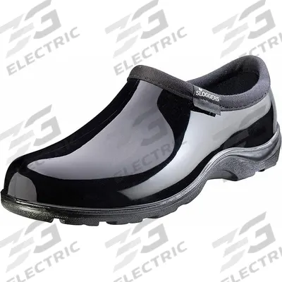 SLOGGERS Loafer Shoe: B, 10 Size, Black, Loafer Shoe - Loafer-Style Plain-Toe Shoes
