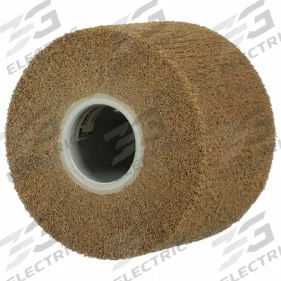 SCOTCH-BRITE Cut and Polish Flap Brush: 8 in Dia x 1 in W, 3 in Arbor, Aluminum Oxide - Surface-Conditioning Flap Wheels for All Metals