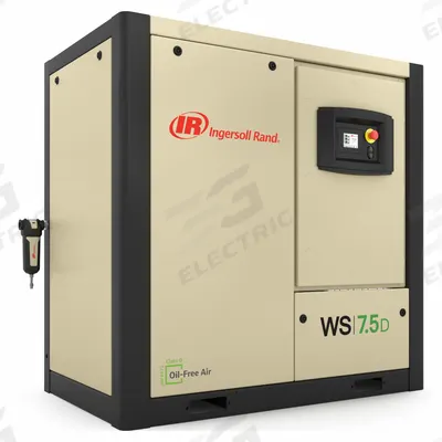 INGERSOLL RAND Scroll Compressor: 10 hp, Tankless, 27.4 cfm, 145 psig, 460V AC - Tankless Tank Oil-Free Scroll Electric Air Compressors
