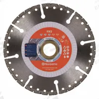 HUSQVARNA Diamond Saw Blade: Ceramic Tile/Marble/Metal/PVC/Roof Tile/Steel/Tile Backer Boards (MPN FR-3 4). Key specifications — attr1097734: Wet/Dry; attr1097738: Tile Saw; attr1097751: HUSQVARNA.