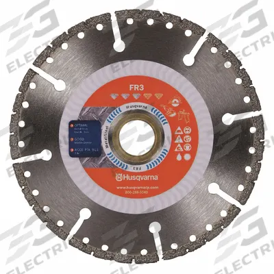 HUSQVARNA Diamond Saw Blade: Ceramic Tile/Marble/Metal/PVC/Roof - Metal-Cutting Blades